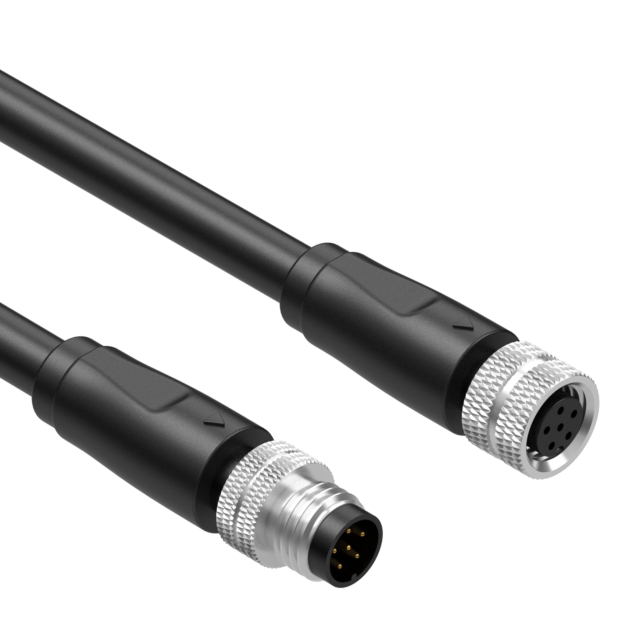 CIRC CBL 6POS PLUG TO RCPT 16.4'【10-05441】