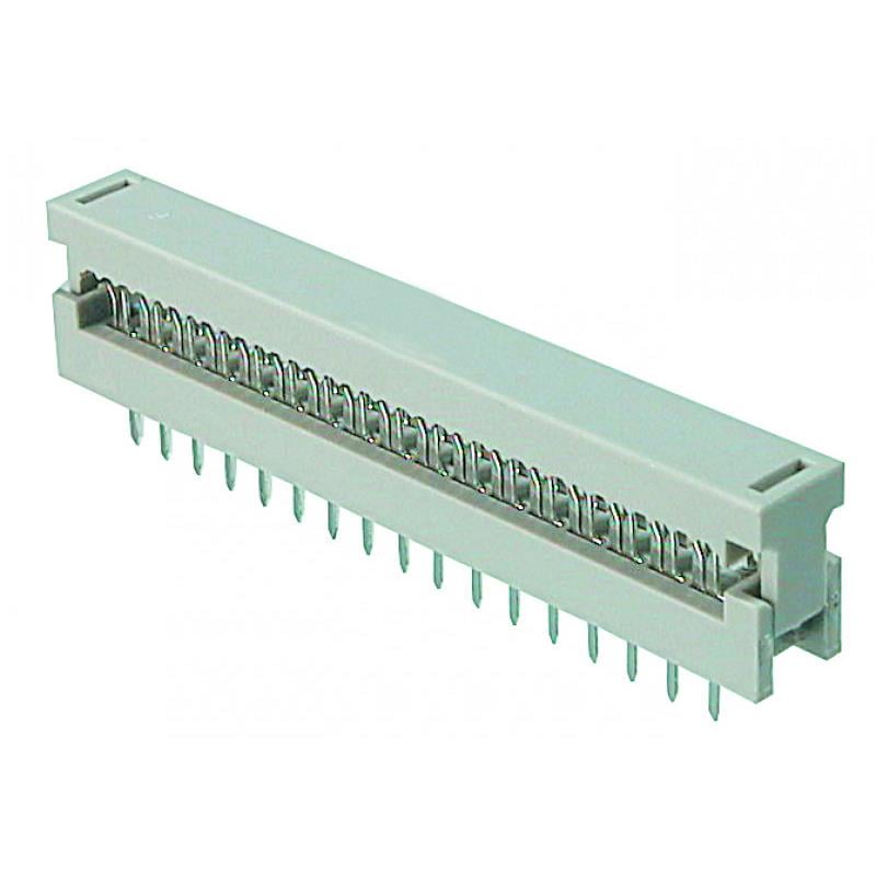 DIN 41651, IDC-DIP PLUG, 2.54MM,【AWLP 12/3,2-AS】