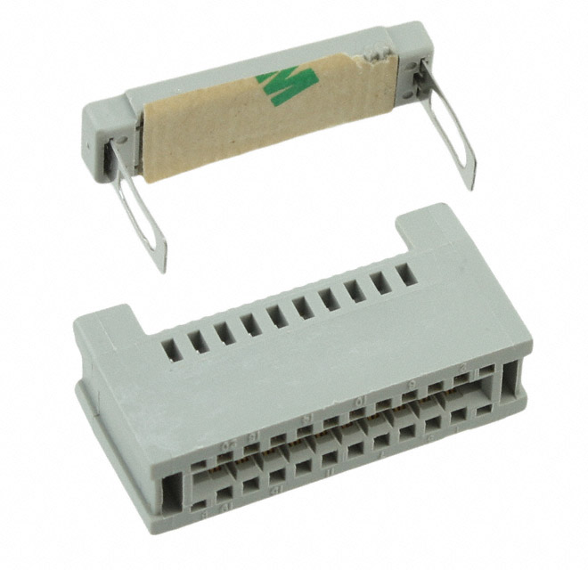 【3461-0001】CONN EDGE DUAL FMALE 20POS 0.100