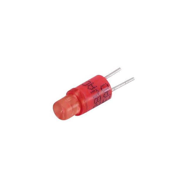 【10-2613.1072】SINGLE-LED, T1 BI-PIN, RED, 28 V