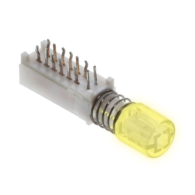 【WBL4UEEYQR05CLR】SWITCH PUSHBUTTON 4PDT 300MA 30V