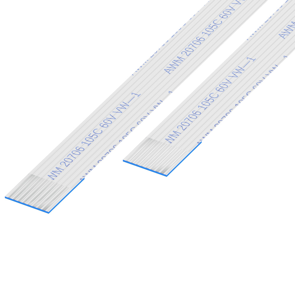 【05-08-A-0304-A-4-06-4-T】CABLE FFC/FPC 8POS 0.5MM 11"