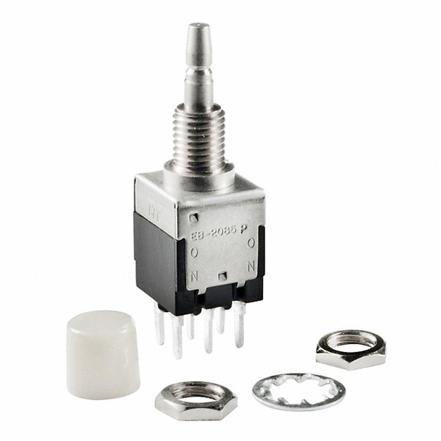 【EB2061P-BB】SWITCH PUSHBUTTON DPDT 3A 125V