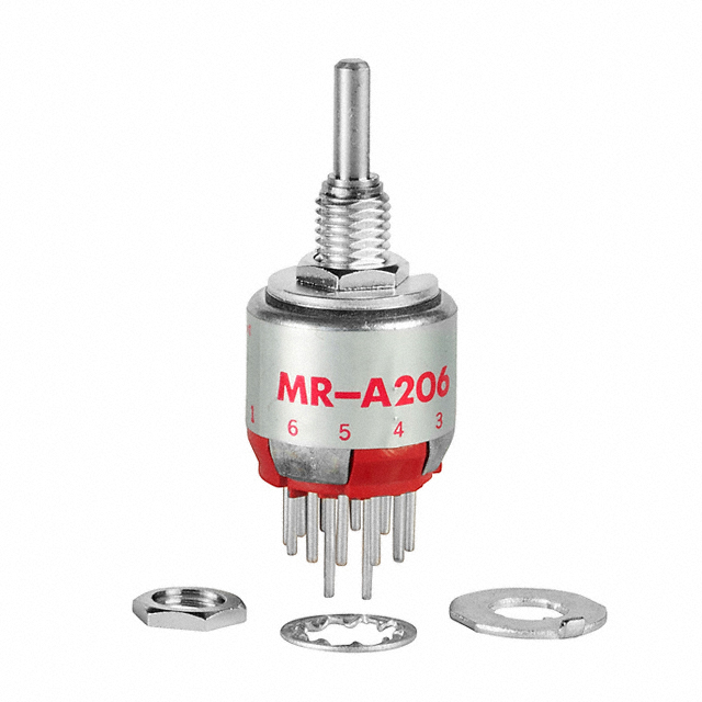 【MRA206】SWITCH ROTARY 2-6POS 250MA 125V