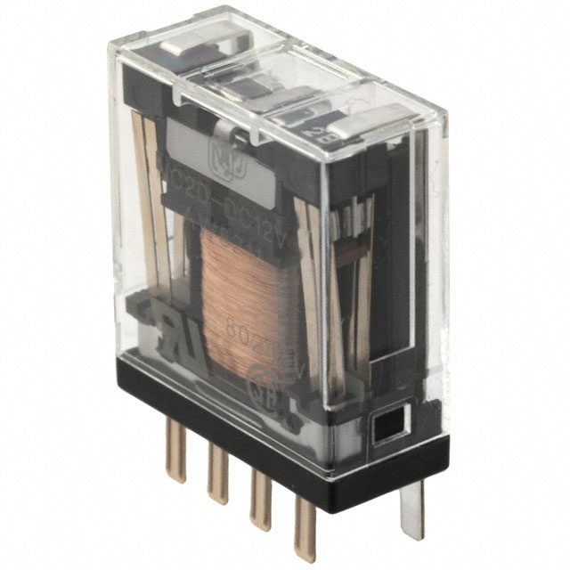 【NC2D-DC24V】RELAY GEN PURPOSE DPDT 5A 24V