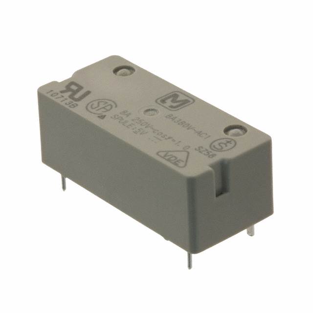 【ST2-DC5V-F】RELAY GEN PURPOSE DPST 8A 5V