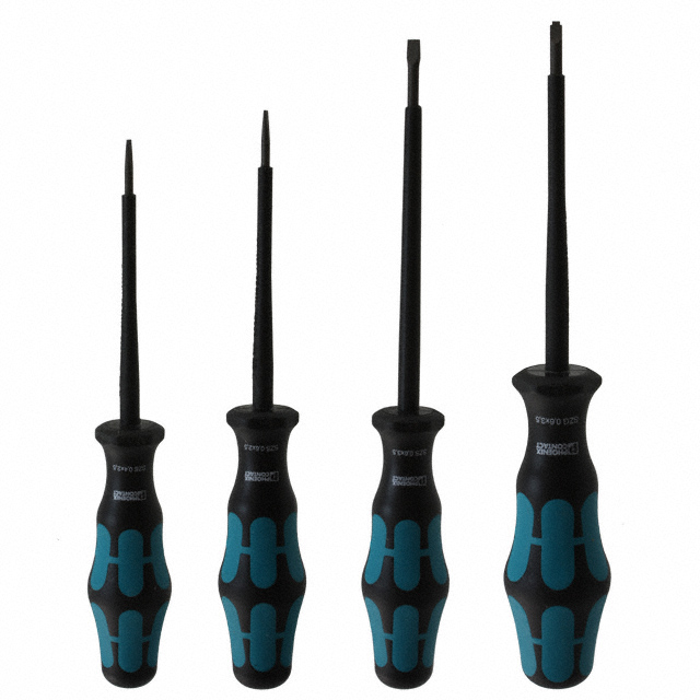 【1202085】SCREWDRIVER SET SLOTTED 4PC