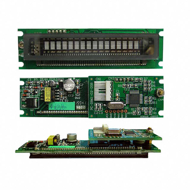 【M0116SD-161SDBR1-S】MODULE VF CHAR 1X16 5.1MM