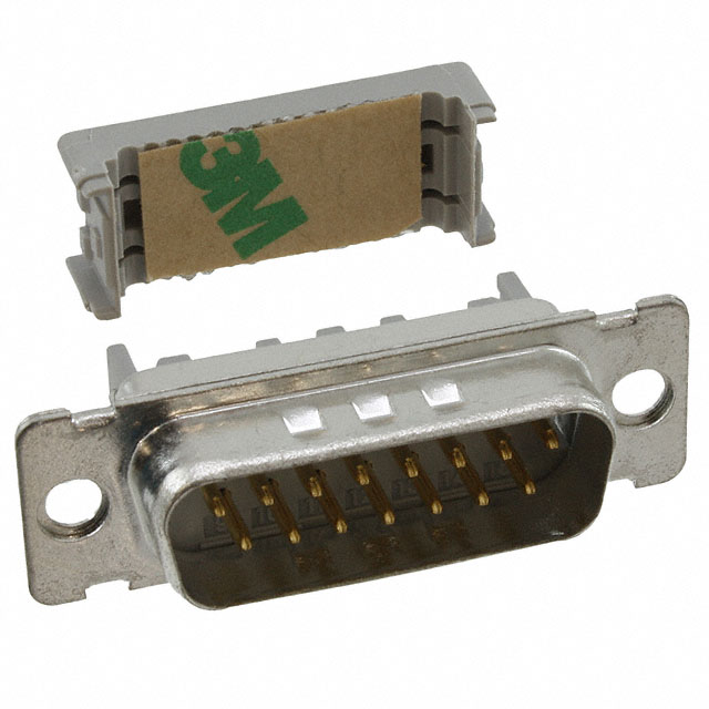 【8215-6000】CONN D-SUB PLG 15POS PNL MNT IDC