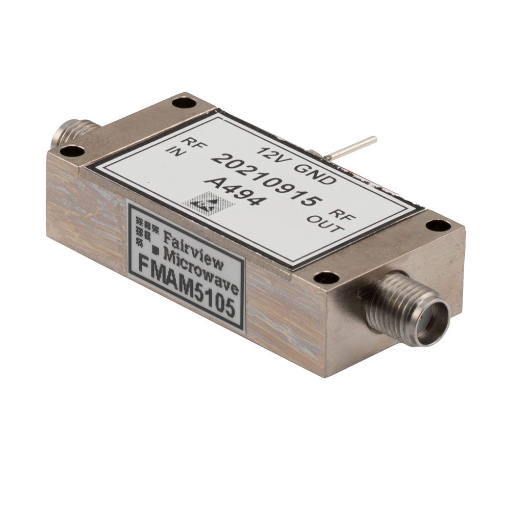 TEMP COMP AMP SMA 4-12 GHZ 22DBM【FMAM5105】
