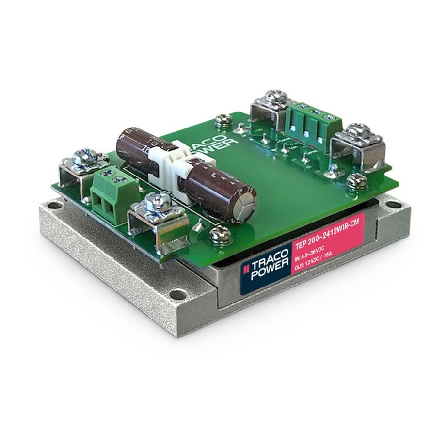 【TEP 200-7218WIRCM】DC/DC CONVERTER 48V 240W