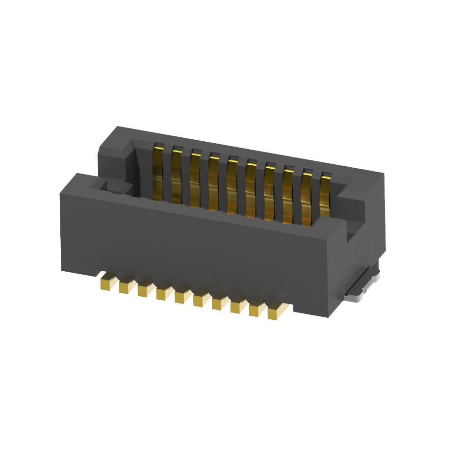 【10132797-021100LF】CONN PLUG 20POS SMD GOLD