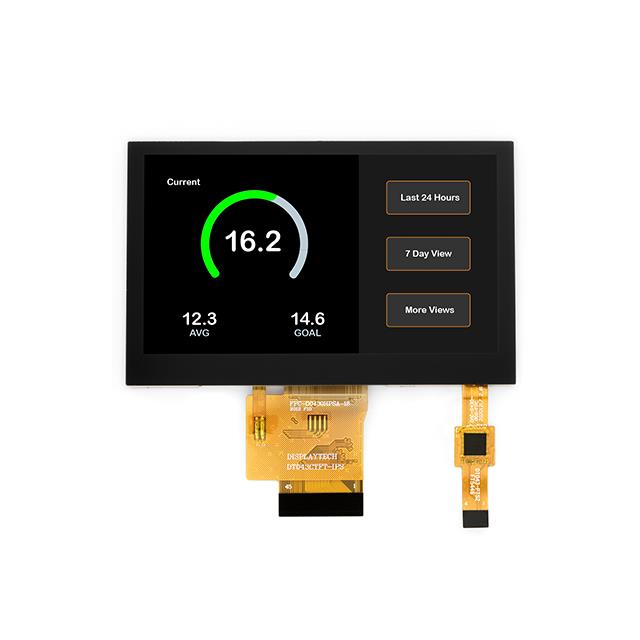 【DT043CTFT-IPS-PTS】GRAPHIC DISPLAY IPS RGB 4.3"