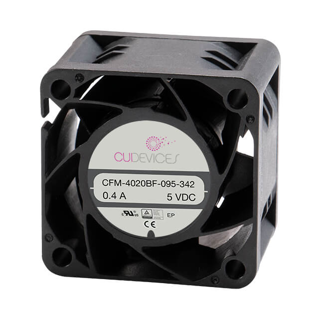 DC AXIAL FAN, 40 MM SQUARE, 20 M【CFM-4020BF-195-342-22】