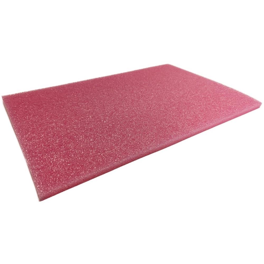 【ESD-FOAM-PINK-18X12X0.5】PINK ESD FOAM, LEAD INSERTION GR