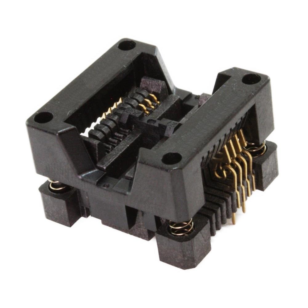 【PA-SOCKET-SOICW-8-1.27】TEST SOCKET FOR SOIC-8W WIDE 1.2