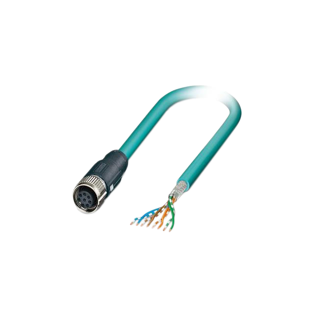 CIRC CBL 8POS PLUG TO WIRE 6.56' 1407440 フェニックス・コンタクト