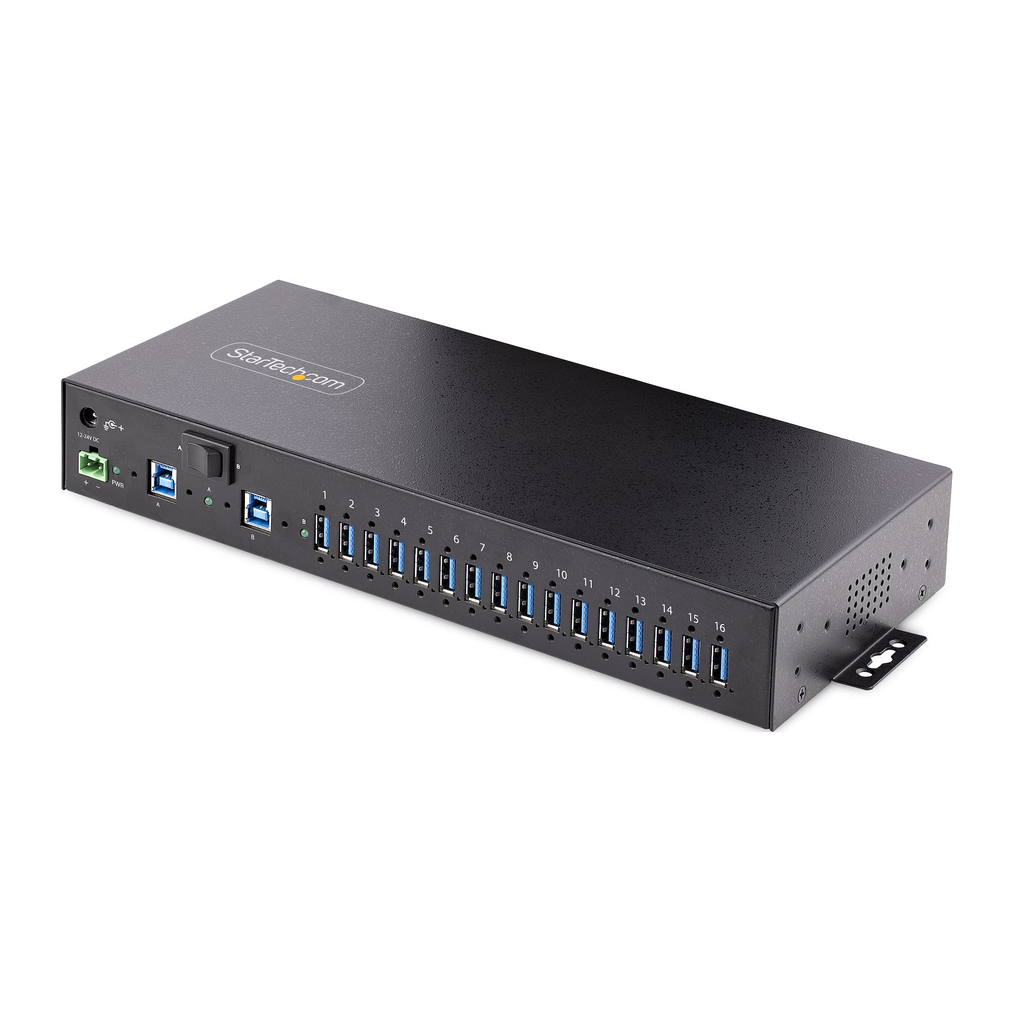 【5G16AINDS-USB-A-HUB】16-PORT INDUSTRIAL USB 3.0 HUB 5