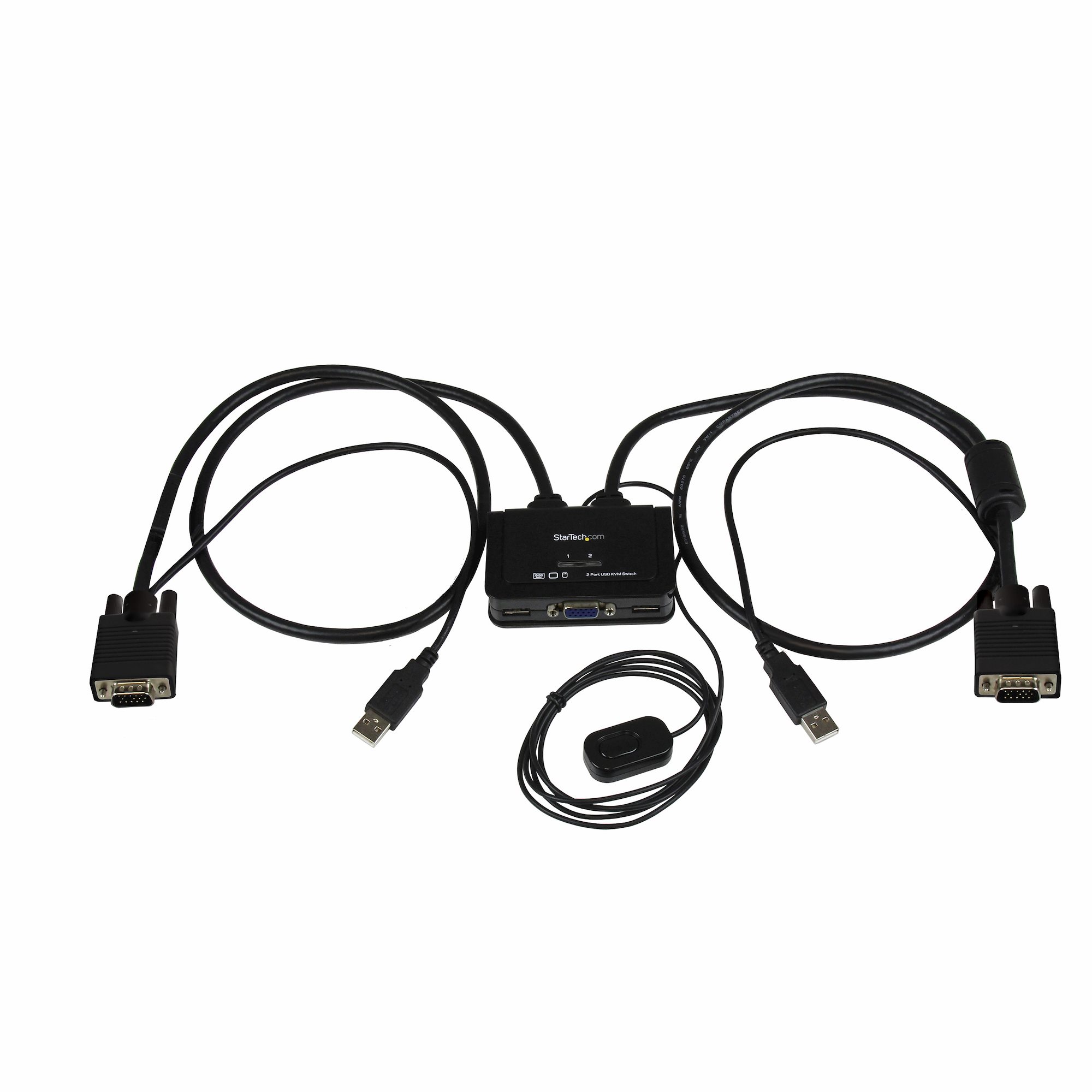 【SV211USB】2 PORT USB VGA CABLE KVM SWITCH