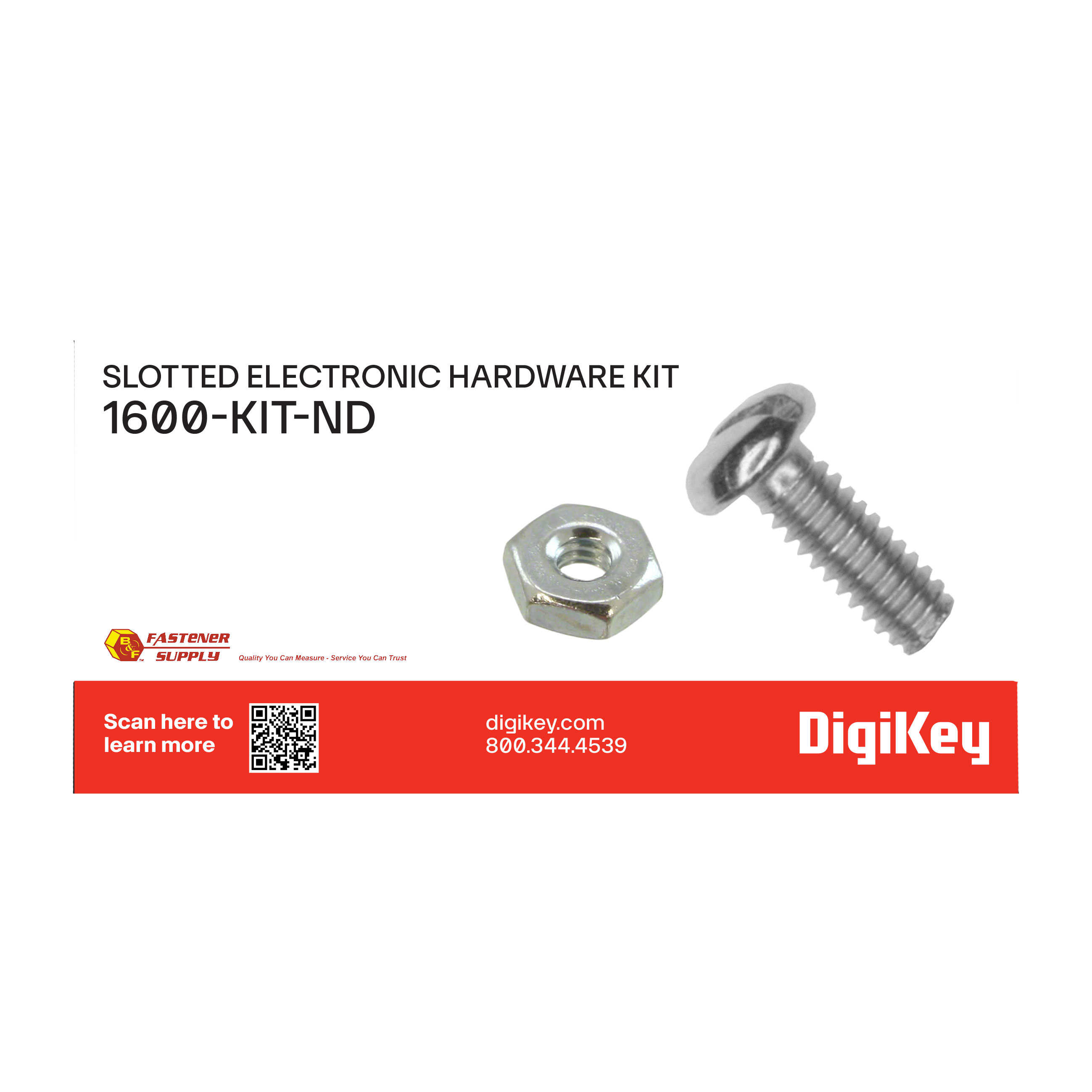 【1600-KIT】SLOTTED ELECTRONIC HARDWARE KIT