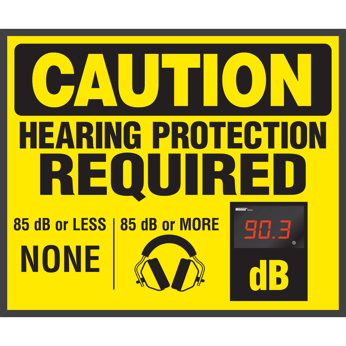 DECIBEL STATUS SIGN HEARING PROT【1136219】