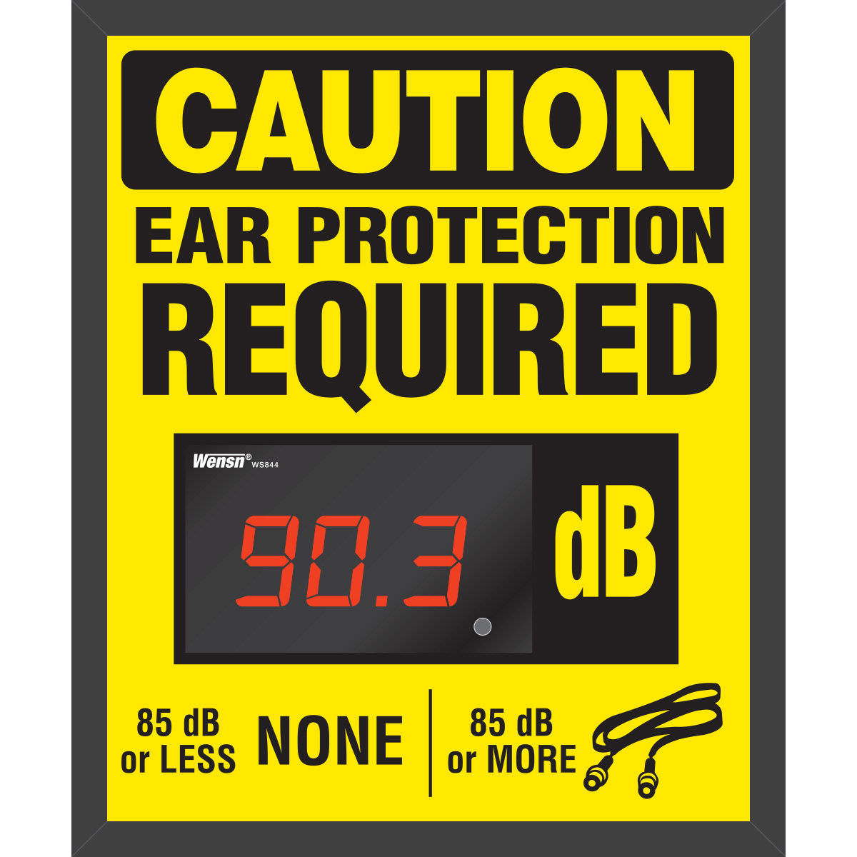 【1136230】DECIBEL STATUS SIGN EAR PROTECTI