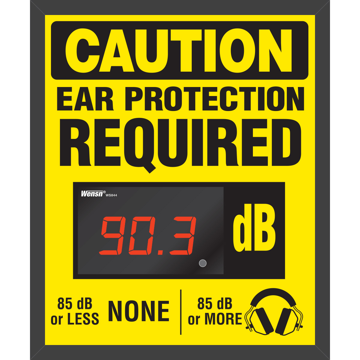 【1136231】DECIBEL STATUS SIGN EAR PROTECTI