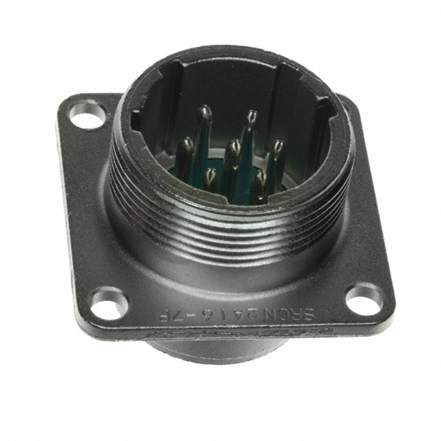 【SRCN2A16-7P】CONN RCPT MALE 7P SOLDER CUP