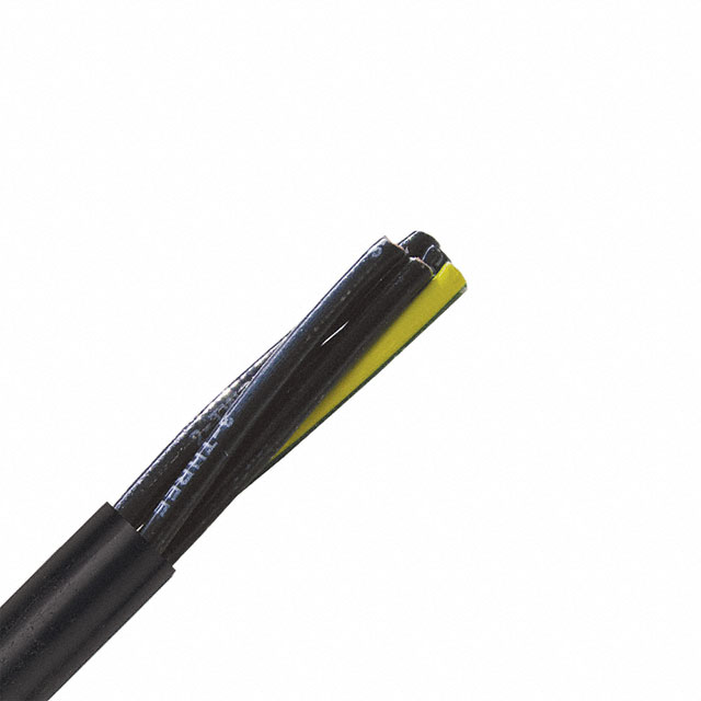 CABLE 5COND 18AWG BLACK FEET【221805】