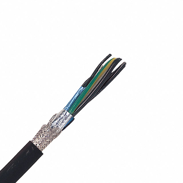 CABLE 6COND 2AWG/14AWG BLK FEET【701717】