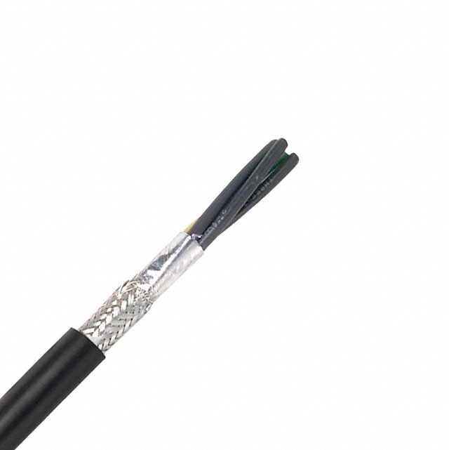 CABLE 4COND 10AWG BLK SHLD FEET【700703】