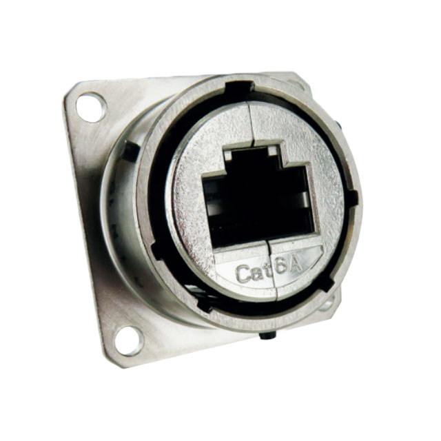 【RJF6A2A1G】RJ FIELD CAT6A SQUARE FLANGE REC[バルク]