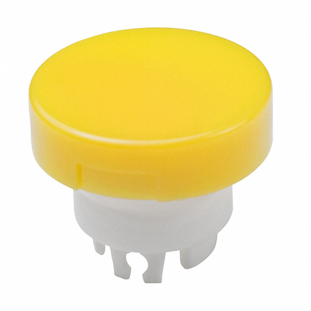 CAP PUSHBUTTON ROUND YEL/WHITE【AT3002EB】