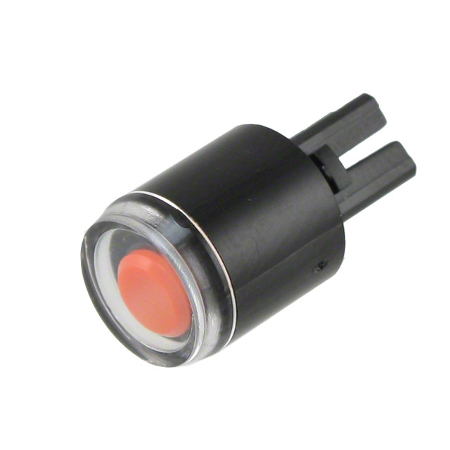 【22504】CAP PUSHBUTTON ROUND ORANGE