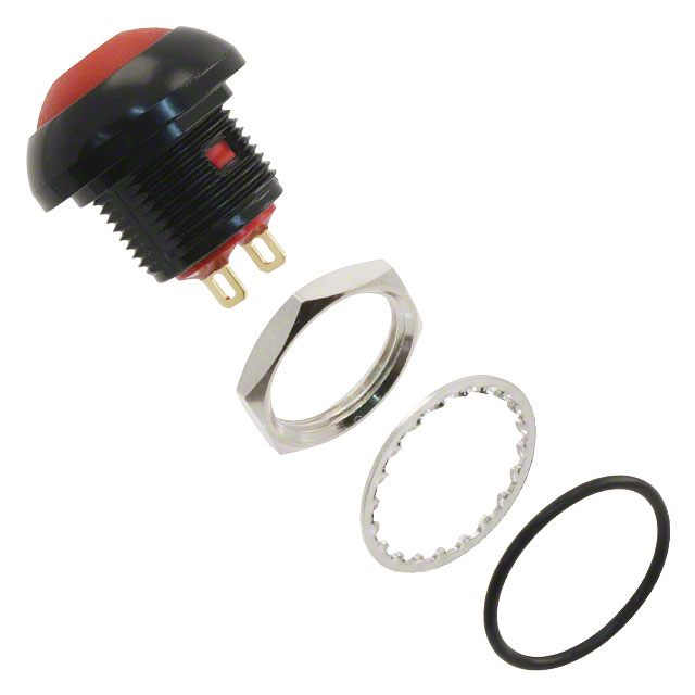 【RP8300B2M1CEBLKREDNIL】SWITCH PB SPST-NO 200MA 250V