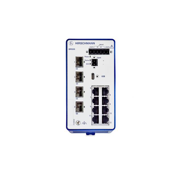 【BRS30-8TX/4SFP】MANAGED INDUSTRIAL SWITCH