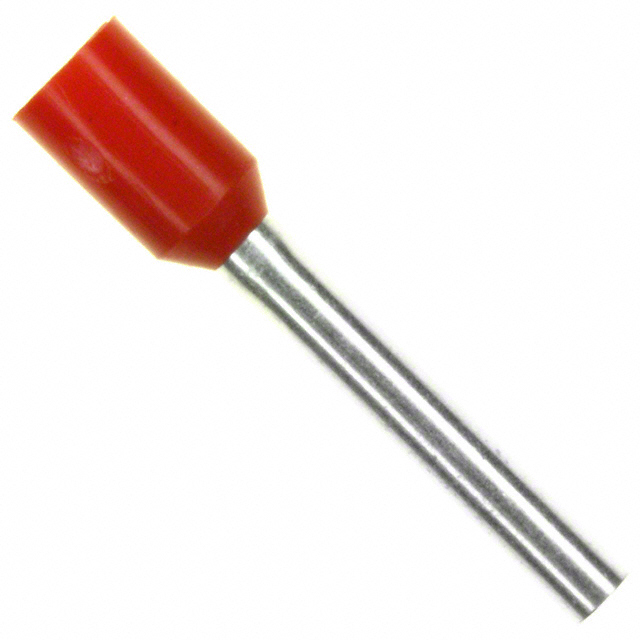 【11121010】CONN FERRULE DIN 18AWG RED