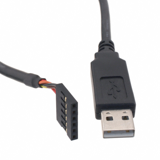 【TTL-232R-5V】CABLE USB EMBD UART 5V .1"HDR