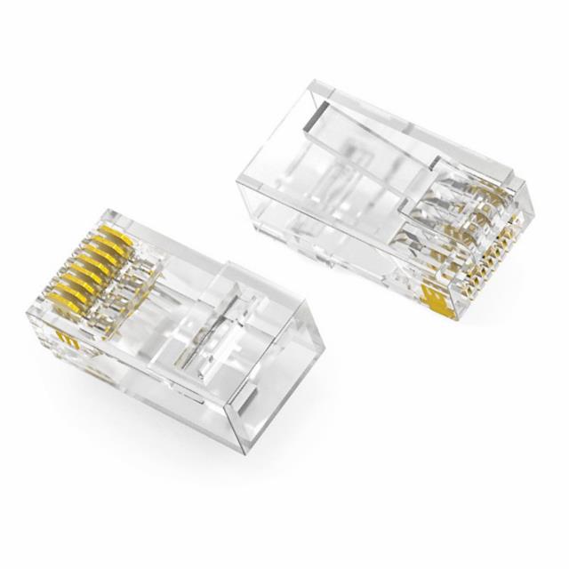 【RJ45-6UFT】CONN MOD PL 8P8C CAT6A UNSHLD