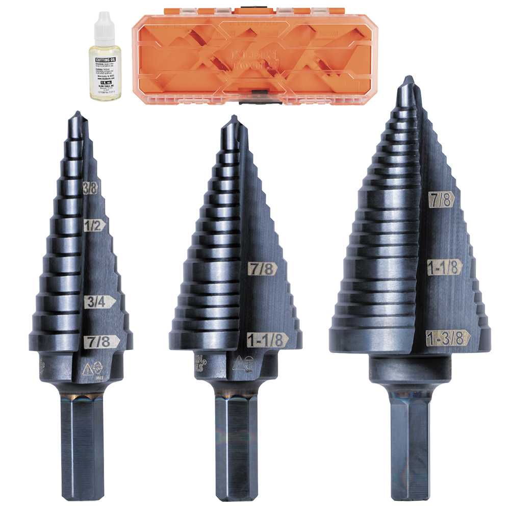 【KTSBSPRO】PREMIUM 3/8" HEX STEP BIT SET 3