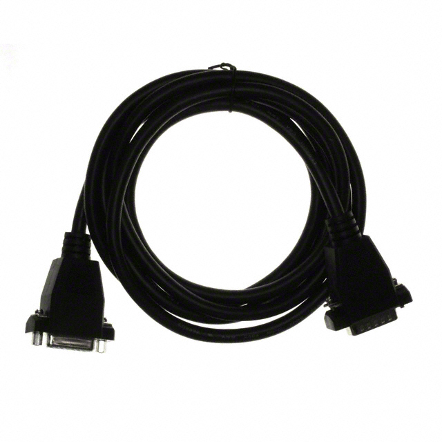 【LDSUB-15-MF-CBL】CABLE ASSY DB15 SHLD BLACK 2M