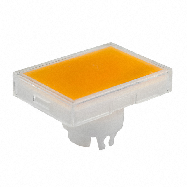 CAP PUSHBUTTON RECT CLEAR/AMBER【AT3006JD】