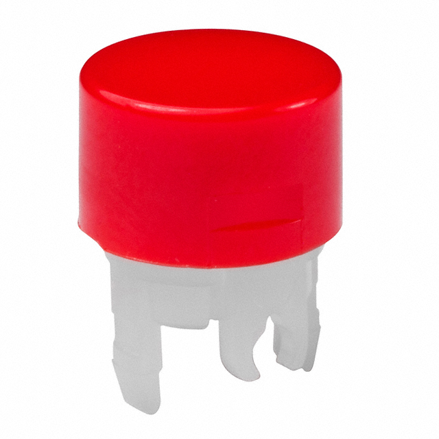 CAP PUSHBUTTON ROUND RED【AT4036C】