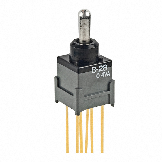 SWITCH TOGGLE DPDT 0.4VA 28V【B28JW】