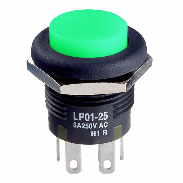 【LP0125CCKW015FB】SWITCH PUSHBUTTON DPDT 3A 125V