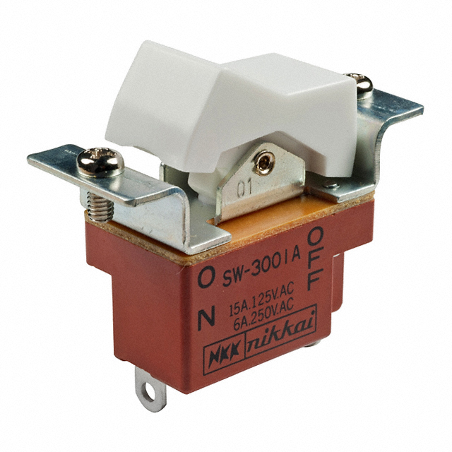 SWITCH ROCKER SPST 15A 125V【SW3001A】
