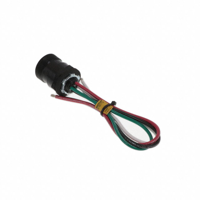 【1300030055】CIRC CBL 4POS PLUG TO WIRE 1'