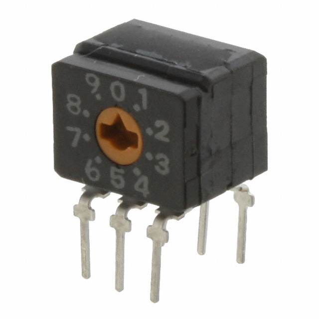 【A6CV-10R】SWITCH ROTARY DIP BCD 0.1A 30V