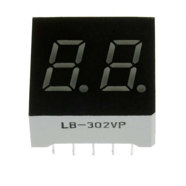 【LB-302VP】DISPLAY 7-SEG 0.3" DBL RED 10DIP