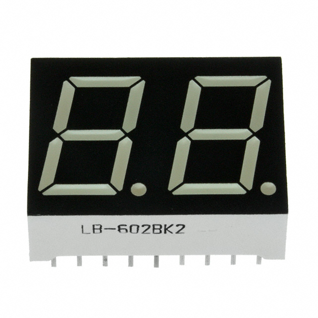 【LB-602MA2】DISPLAY 7SEG 0.56" DBL GRN 18DIP